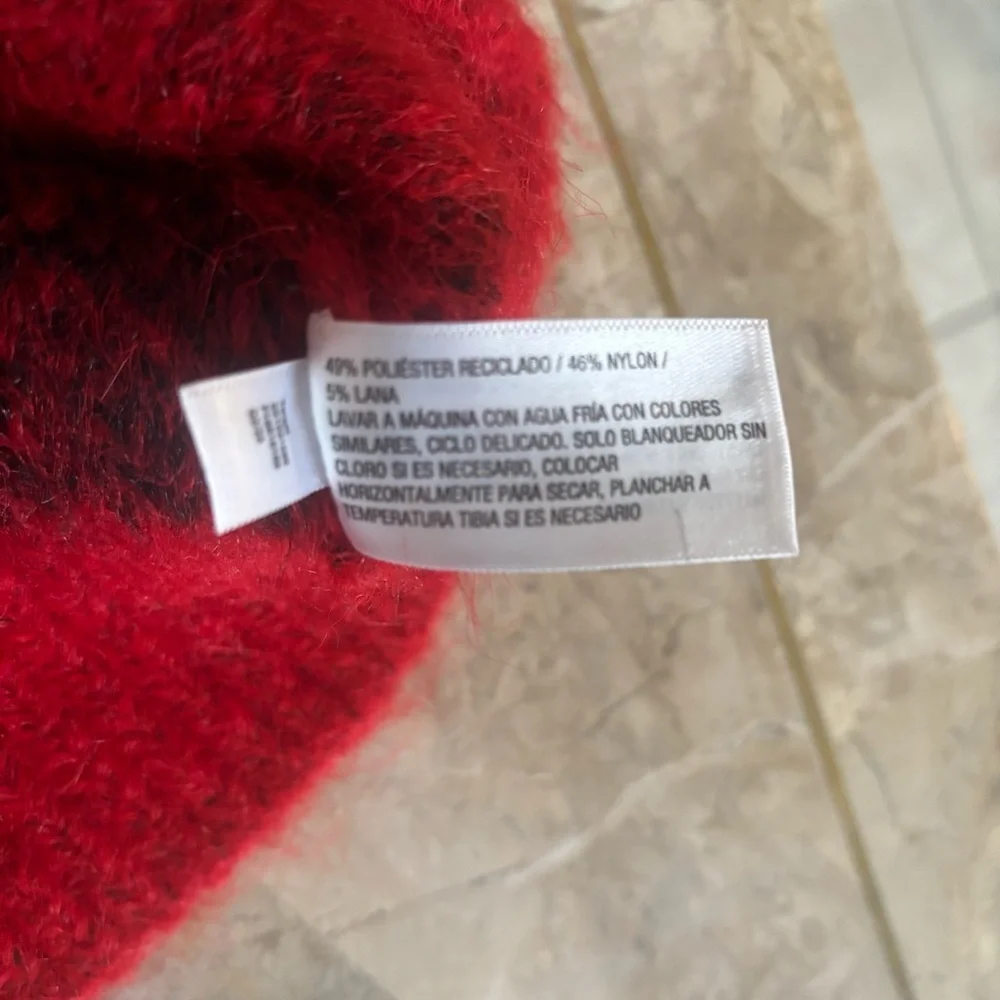NWT Woolrich x Target Adult Buffalo Plaid Fuzzy Sweater Red Black Sz M (W L/XL)